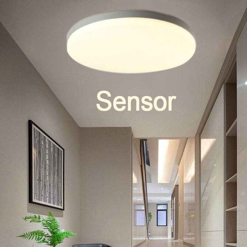 NEW Hot sales ultra thin 5cm only indoor acrylic round led ceiling light with motion sensor