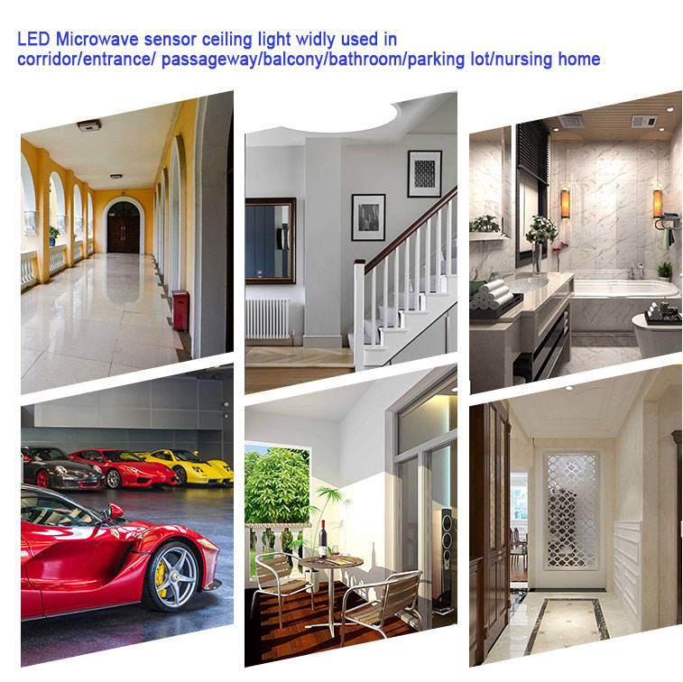 NEW Hot sales ultra thin 5cm only indoor acrylic round led ceiling light with motion sensor